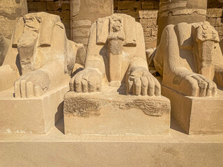 Karnak Temple is dedicated to the temple complex of Ancient Egypt. Thebes, Karnak, Luxor, Egypt