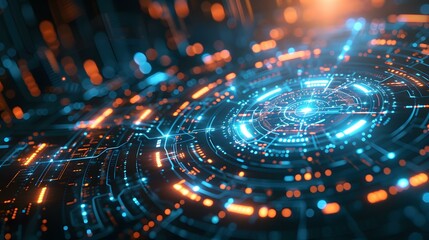 futuristic technology background