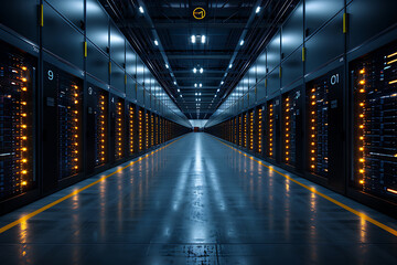 Modern Database Management System on Empty Canvas