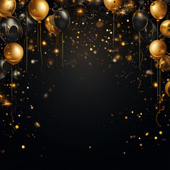 Golden and black theme background
AI Generated