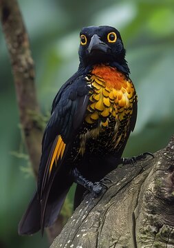 Black-and-tawny cotinga