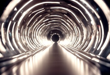 Naklejka premium tunnel abstract futuristic
