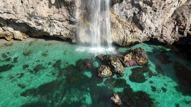 Cascada grande de Maro, en Nerja. M&aacute;laga.
