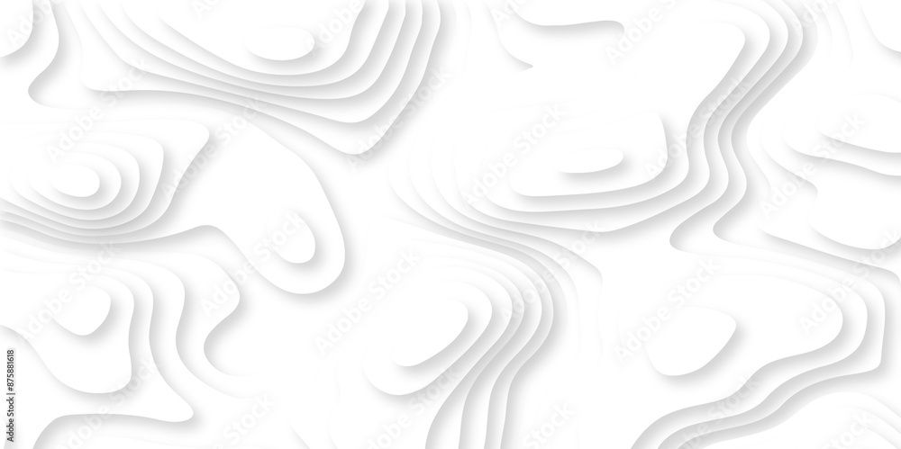 Poster pattern with lines and dots the stylized height of the topographic map contour in lines and contours