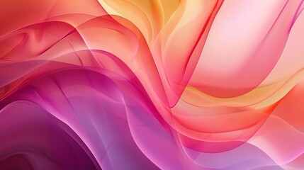  Sleek, modern design with overlapping, translucent shapes and gradients 