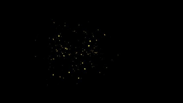 4K luxury sparkling glitter dust trail Golden particles effect Overlay sparkles. festival Christmas, Diwali, Ramadan glitters Bokeh lights glowing Logo title reveal Intro Fireworks animation.