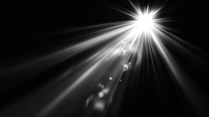 Obraz premium lighting flash on dark background