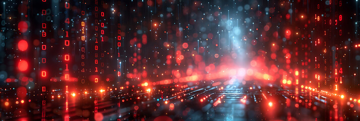 Obraz premium Cybersecurity Alert: Technology Threats Ahead