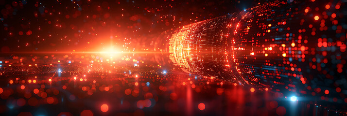 Obraz premium Cybersecurity Alert: Empty Spaces Under Threat