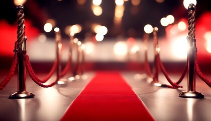 red event carpet elegance crowd vip entrance luxurious rope ceremony ropes velvet