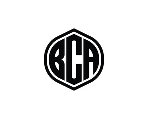 BCA Logo design vector template. BCA logo design.