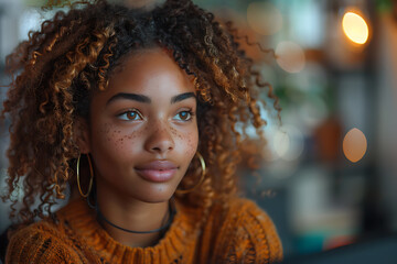 African College Student's Virtual Learning Experience
