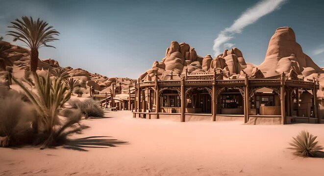 Theme park with desert theme.