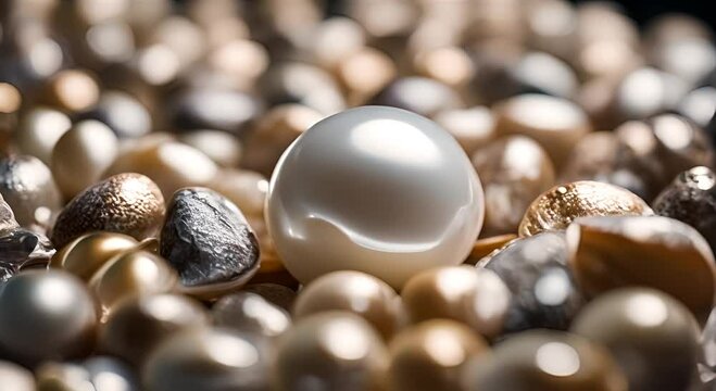 Oyster with a pearl.