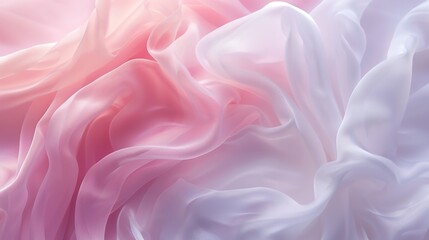 Fototapeta premium Serene Gradient of Soft Pink to White Elegance with a Delicate Touch