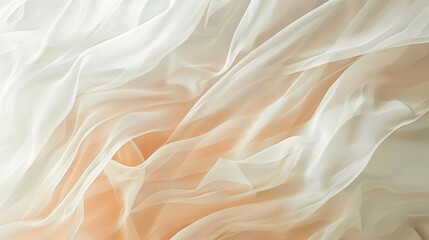 Fototapeta premium Serene Light Gradient of Pale Peach to White, Airy and Delicate Aesthetic Background