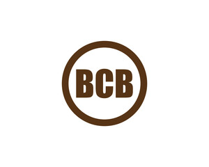BCB logo design vector template. BCB logo design