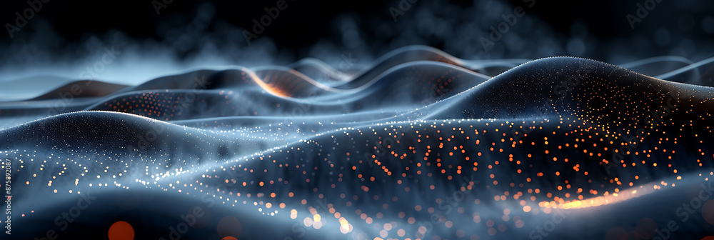 Poster abstract tech canvas for minimalistic designs