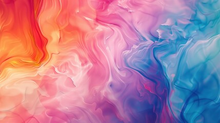 Fototapeta premium Abstract background featuring flowing watercolor washes