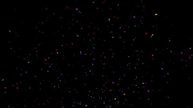 Celebration paper ribbons confetti blast firecracker background confetti gold ribbons. luxury greeting Festive colorful colors for party, surprise, celebrate, gift, birthday invitation Winner