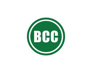 BCC logo design vector template. BCC logo design.