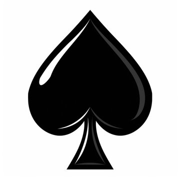 recommend clip art: Black Spade. Spades Icon Logo on White Background for Cards and Buttons