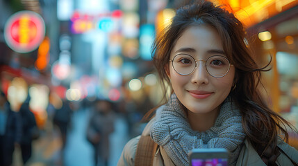 Korean Businesswoman on the Go