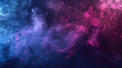 Obraz premium Dark background with smoke