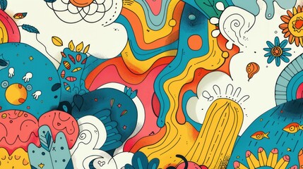 Naklejka premium Seamless pattern background