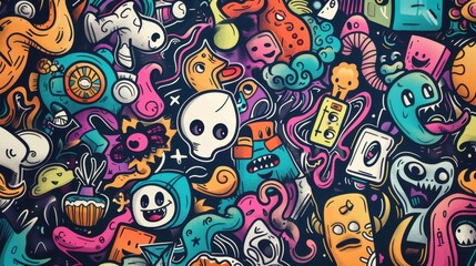 Fototapeta premium Seamless pattern with element