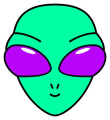 Psychedelic Sticker Simple