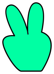 Psychedelic Sticker Simple