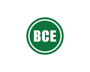 BCE logo design vector template. BCE logo design.
