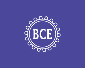BCE logo design vector template. BCE logo design.