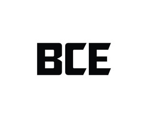 BCE logo design vector template. BCE logo design.