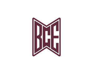 BCE logo design vector template. BCE logo design.
