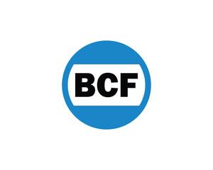 BCF logo design vector template. BCF logo design.
