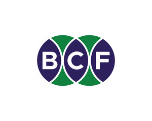 BCF logo design vector template. BCF logo design.