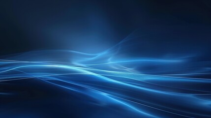 Fototapeta premium Dark blue background with subtle light gradients and open space 