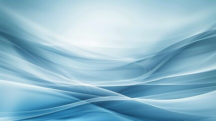 Fototapeta premium Serene Blue Soft Light Background with Empty Space