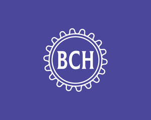BCH Logo design vector template. BCH logo design.