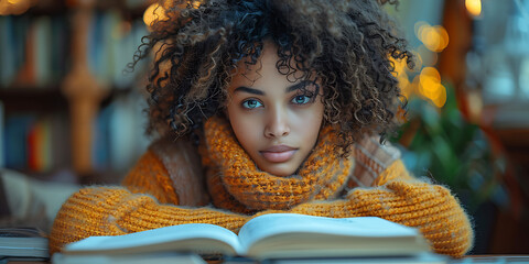 African Teenager Focuses on Virtual Learning During Pandemic