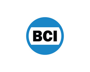 BCI logo design vector template. BCI logo design.