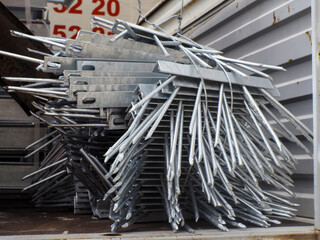 Cast metal roadside barriers equipment