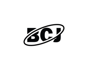 BCJ logo design vector template. BCJ logo design.