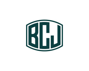BCJ logo design vector template. BCJ logo design.