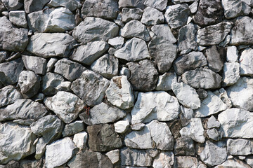 Wall made of stone for background