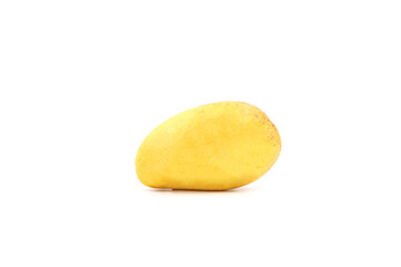 Yellow mango on white background.
