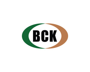 BCK logo design vector template. BCK logo design.