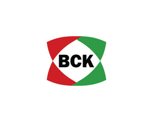 BCK logo design vector template. BCK logo design.